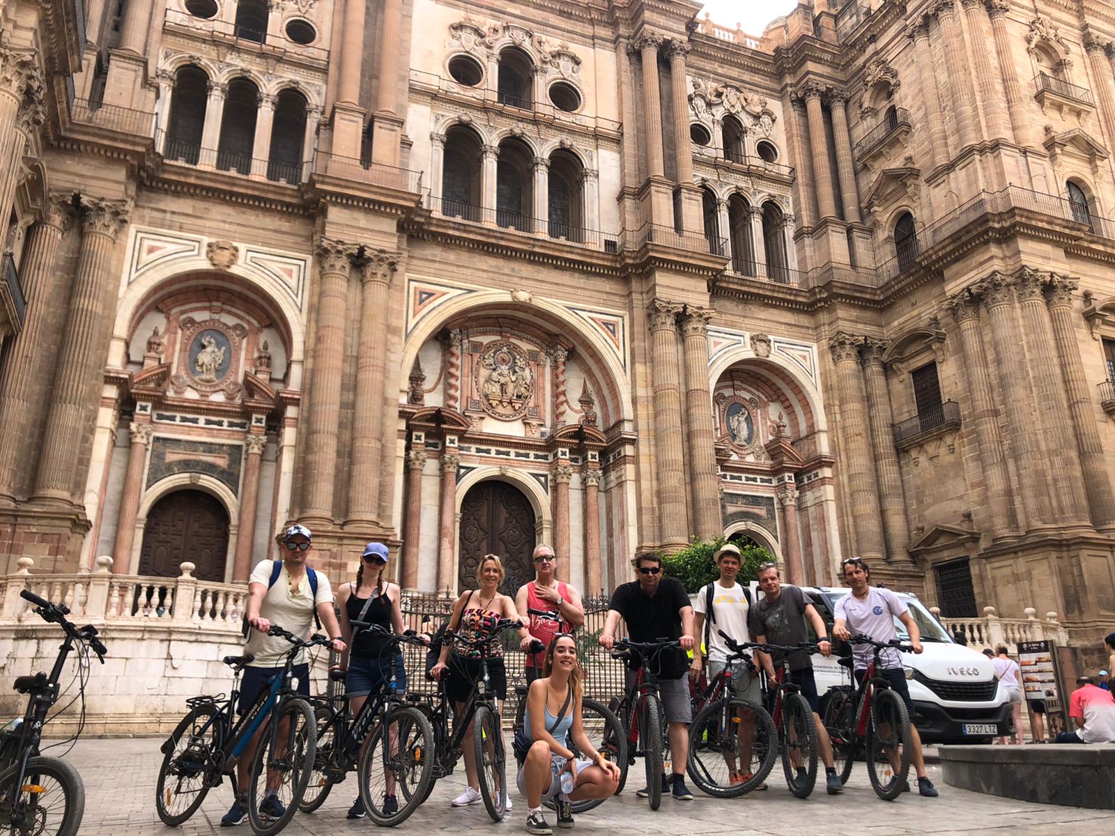 foto de bicicletas eléctricas en Malaga