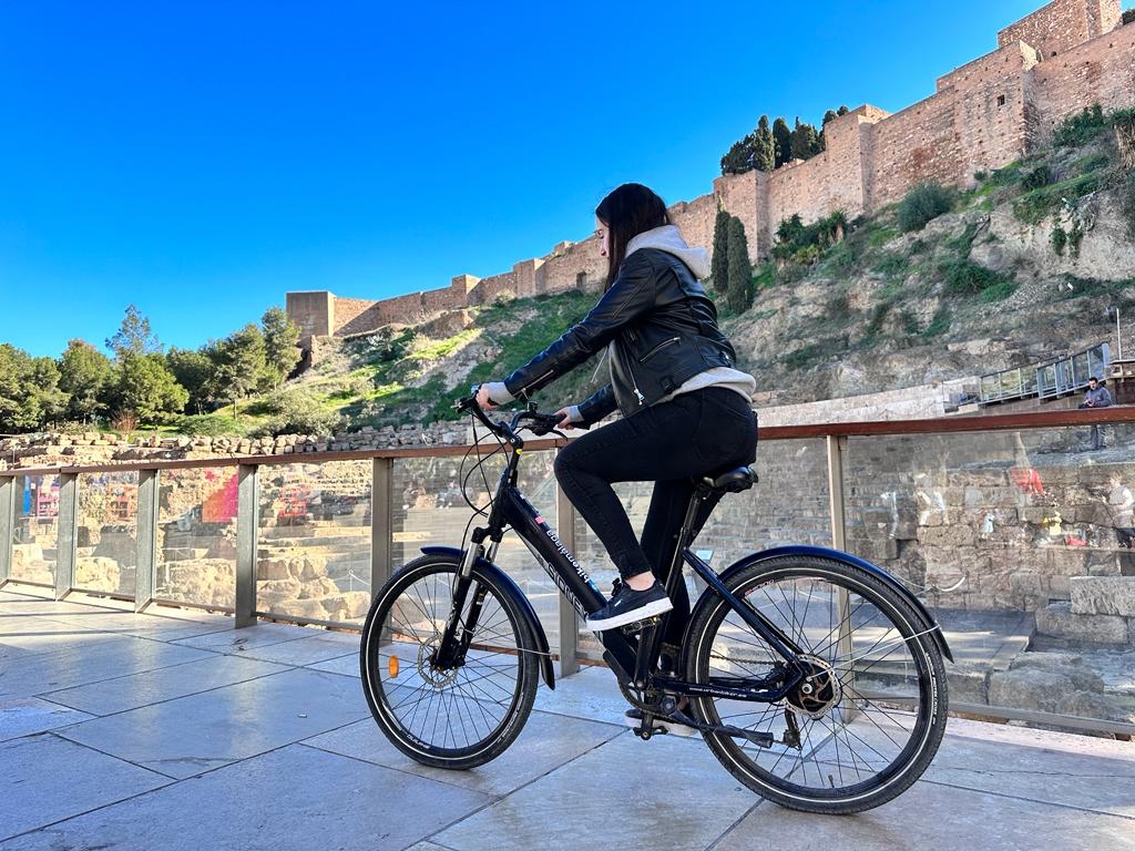 foto de bicicletas eléctricas en Malaga