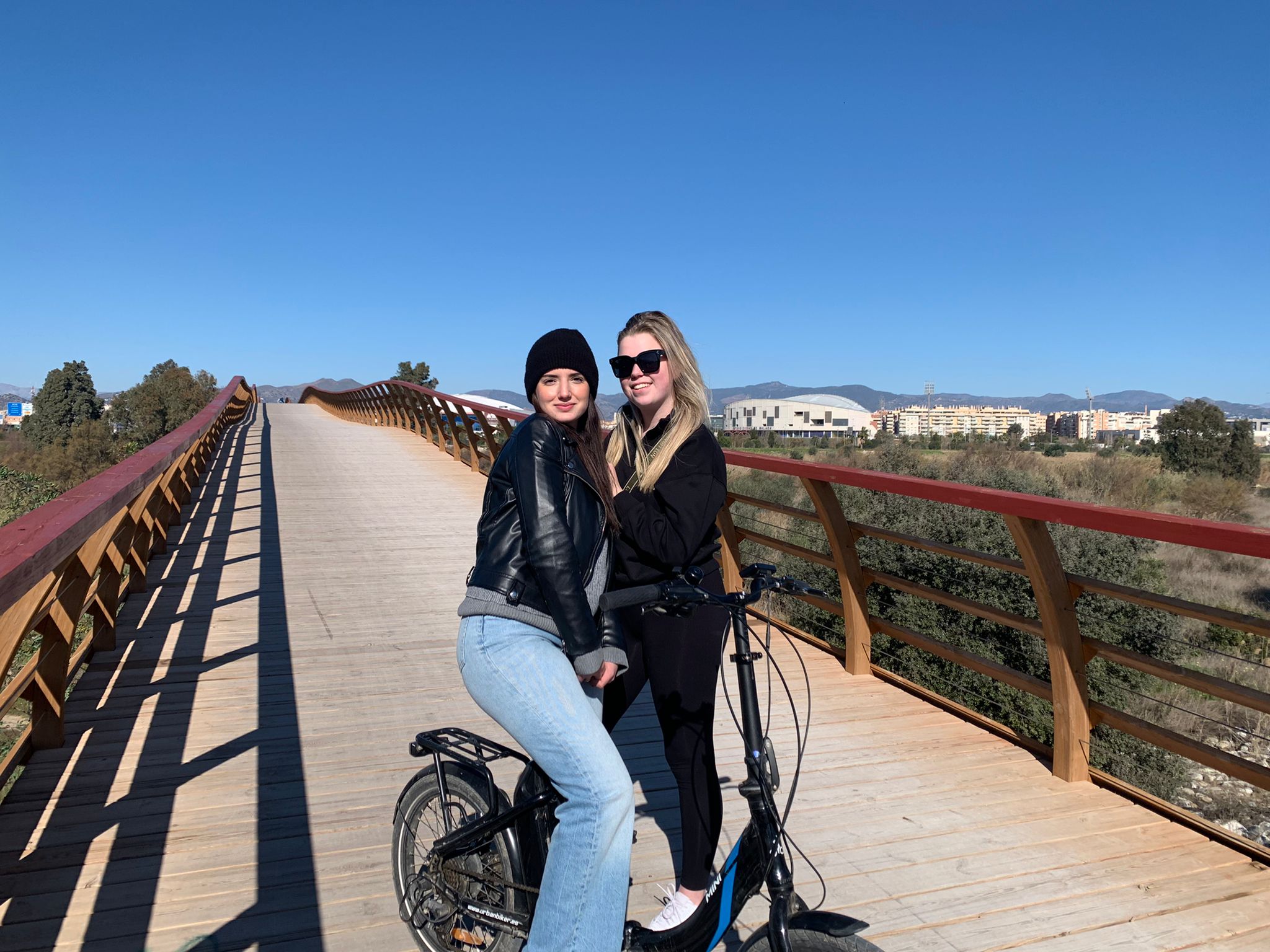 foto de bicicletas eléctricas en Malaga