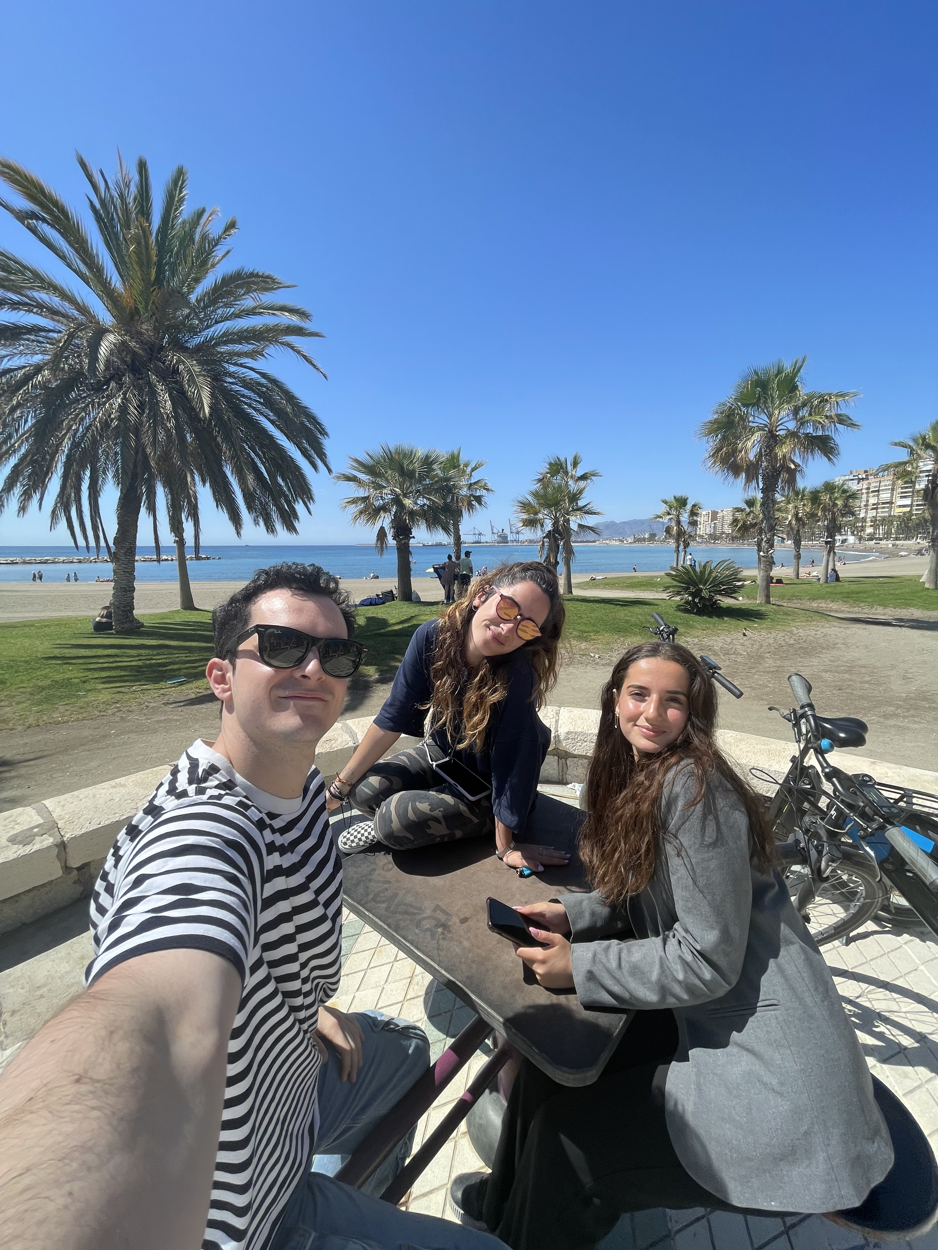 foto de bicicletas eléctricas en Malaga