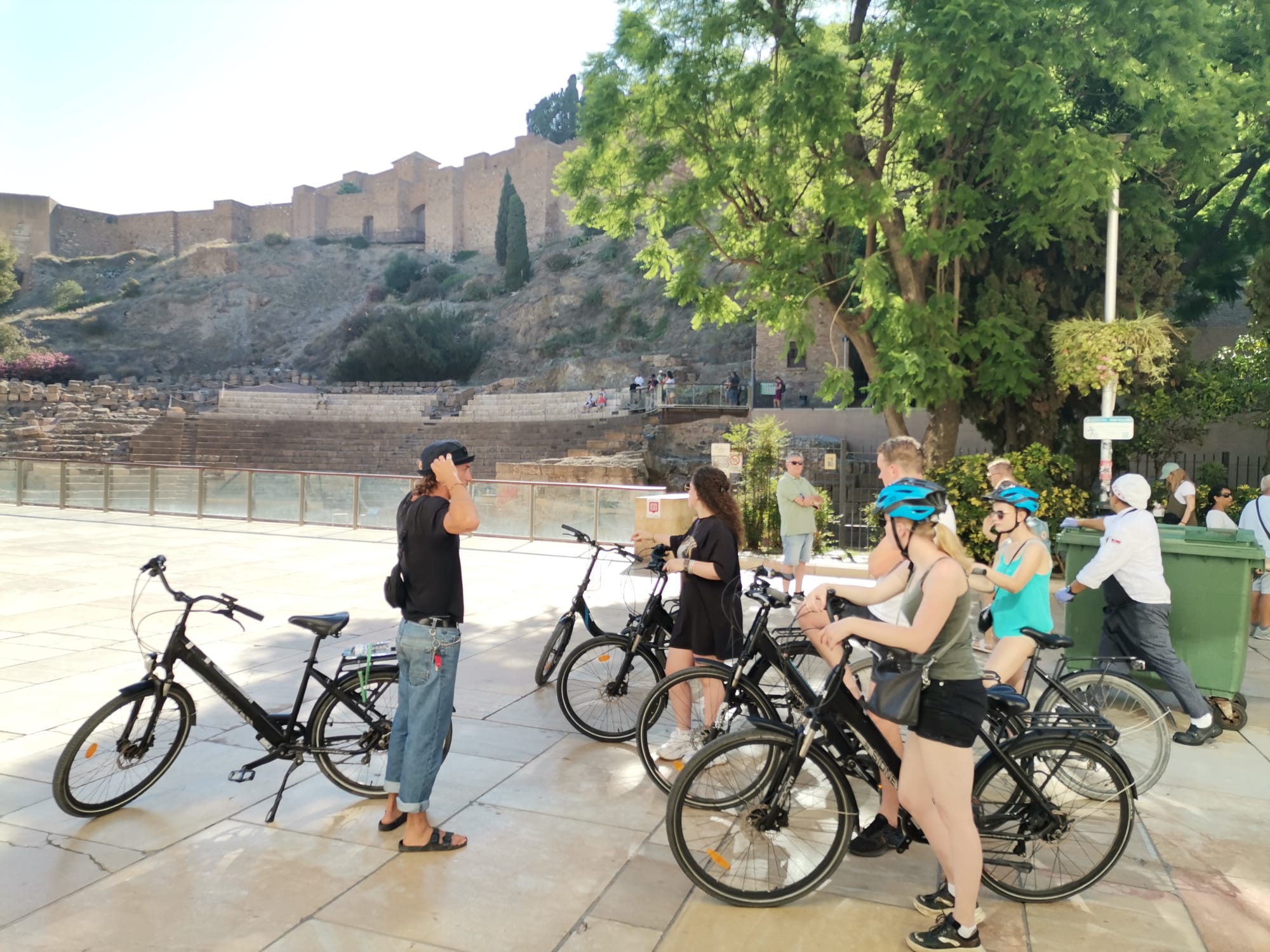 foto de bicicletas eléctricas en Malaga