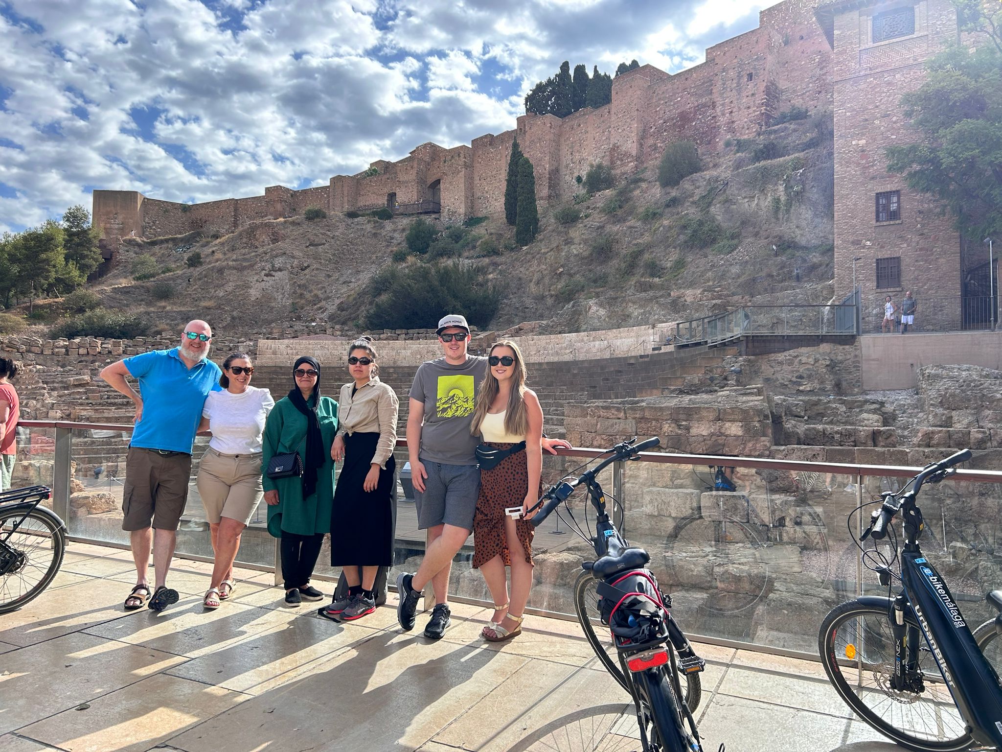 foto de bicicletas eléctricas en Malaga