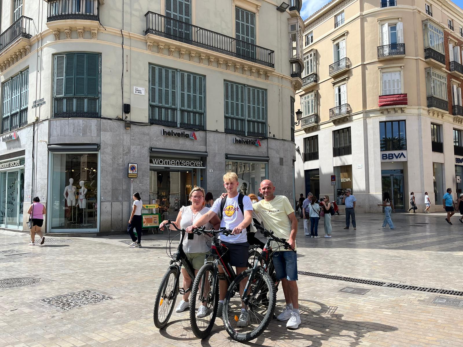 foto de bicicletas eléctricas en Malaga