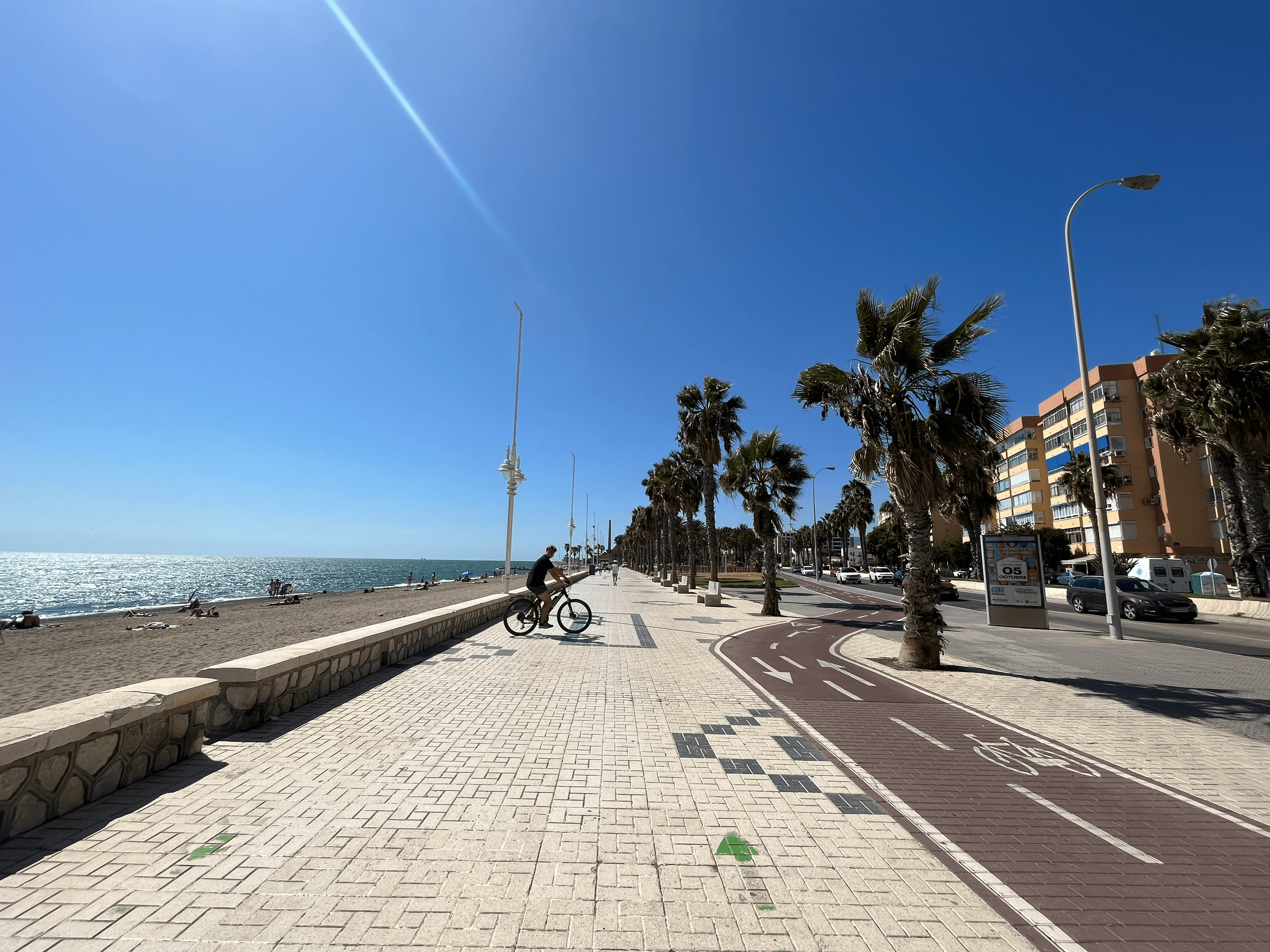 foto de bicicletas eléctricas en Malaga