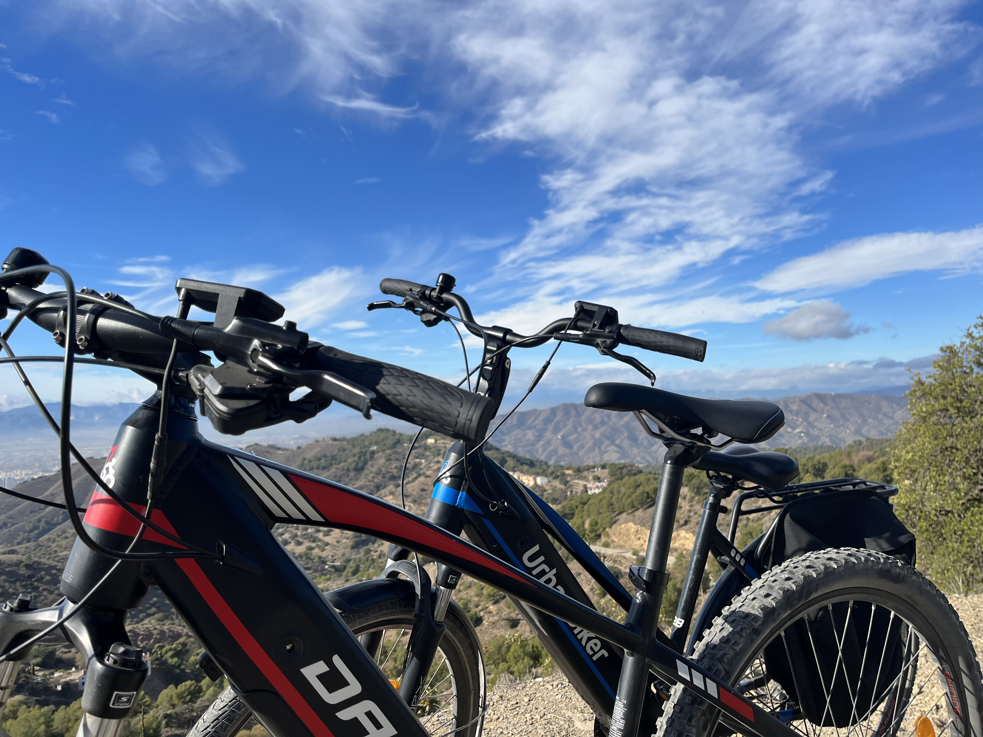 foto de bicicletas eléctricas en Malaga