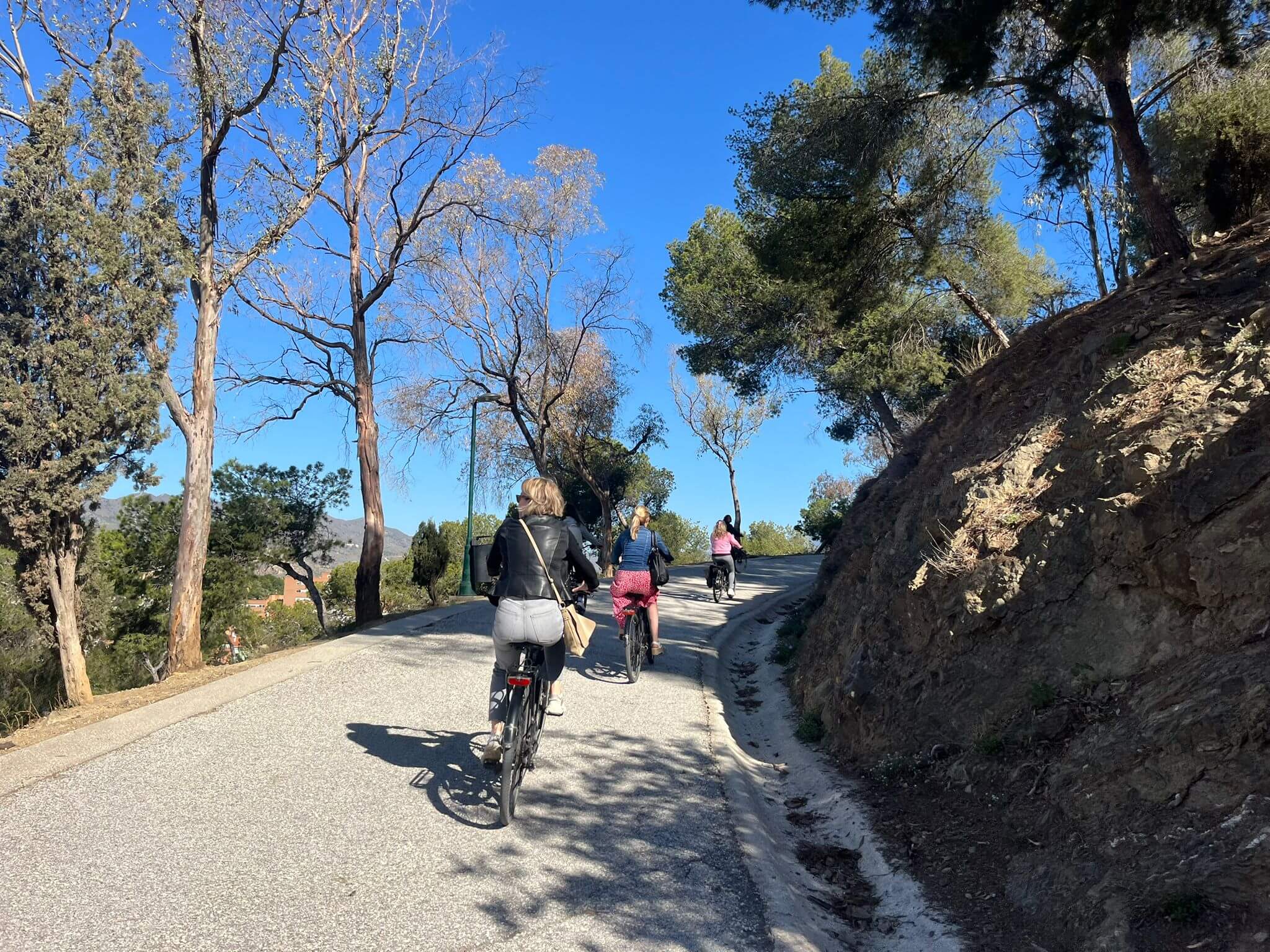 foto de bicicletas eléctricas en Malaga