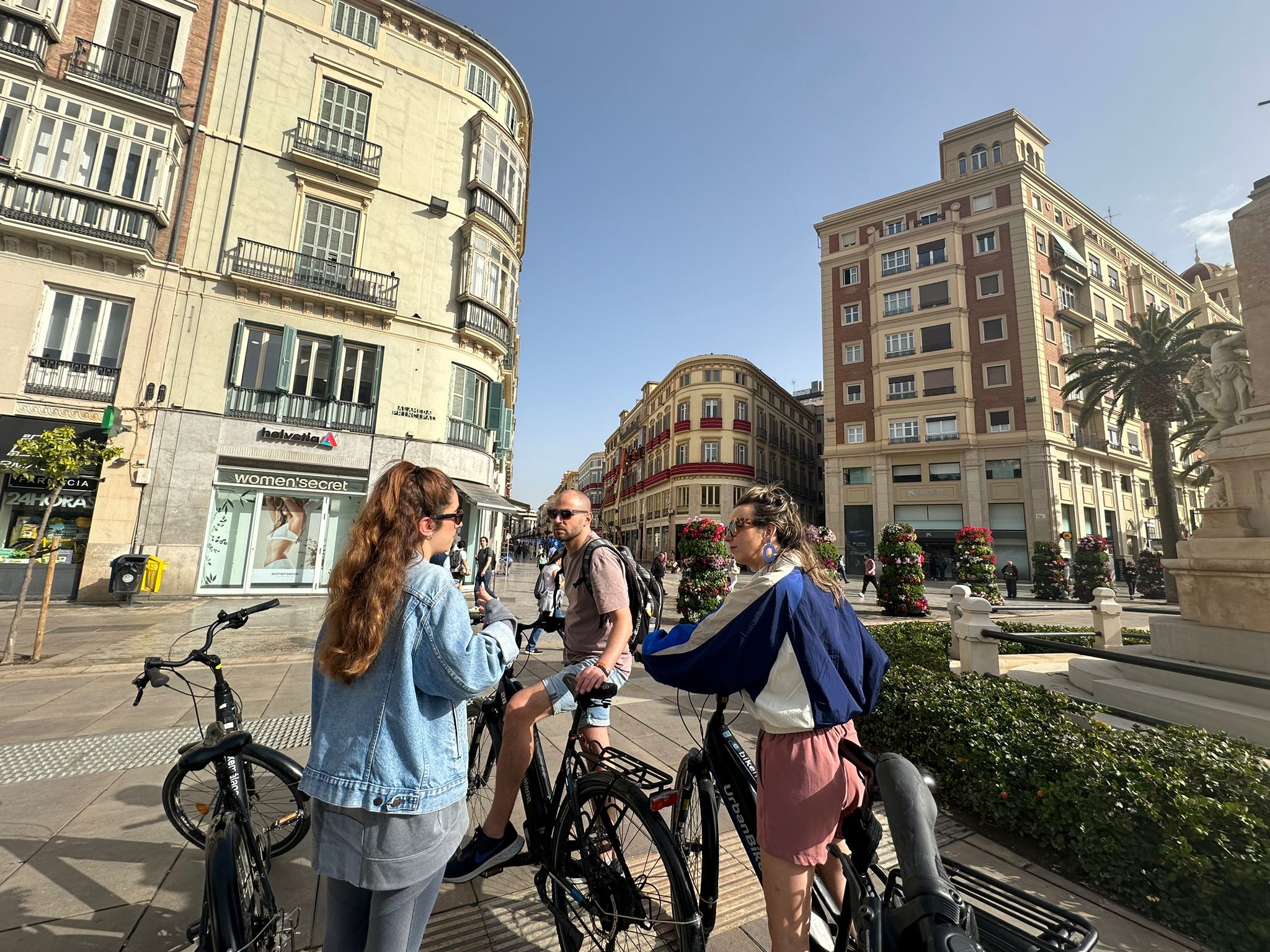 foto de bicicletas eléctricas en Malaga