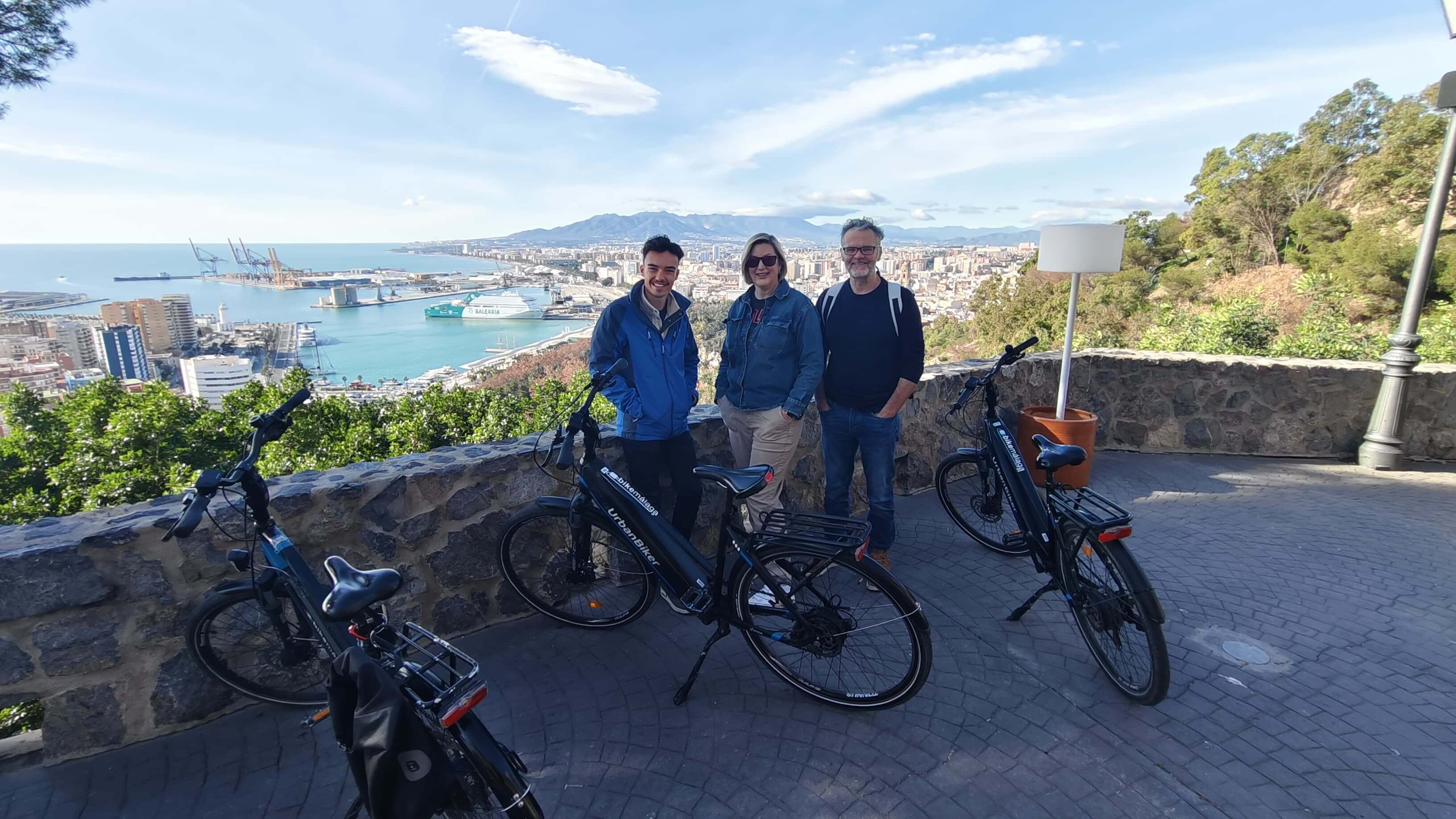 foto de bicicletas eléctricas en Malaga