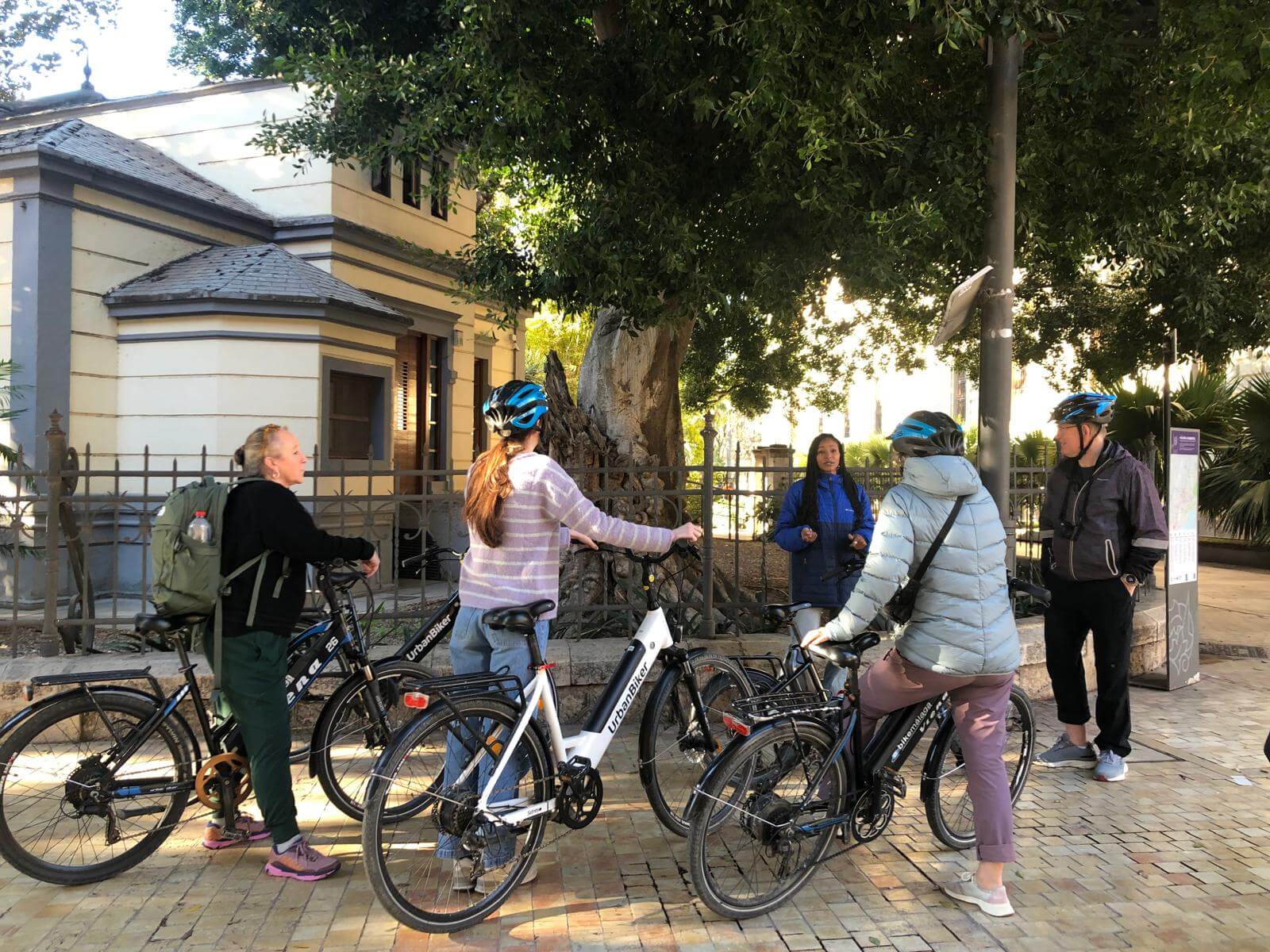 foto de bicicletas eléctricas en Malaga