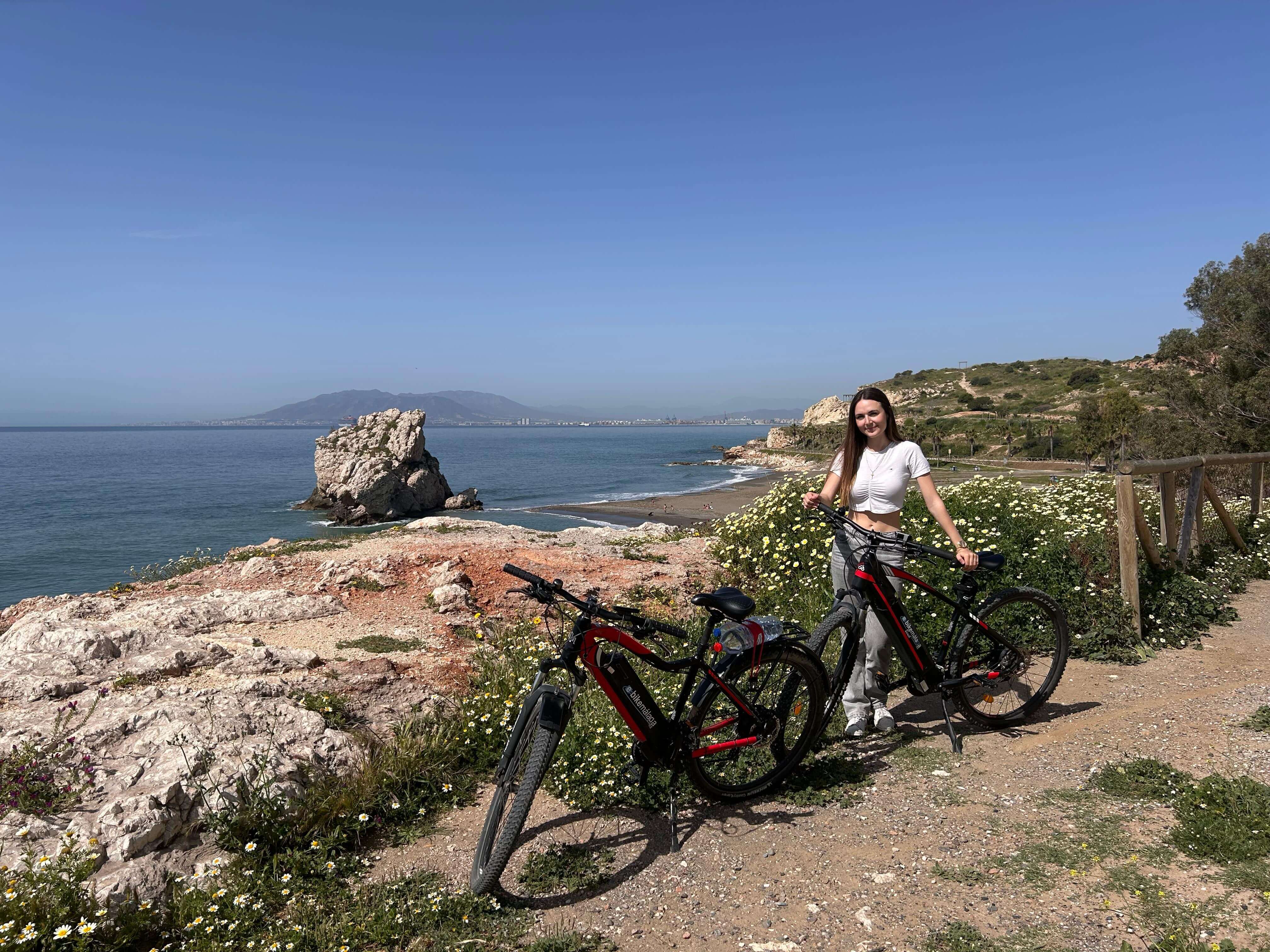 foto de bicicletas eléctricas en Malaga