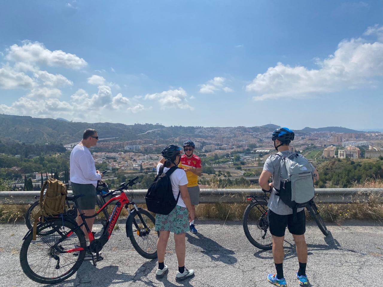 foto de bicicletas eléctricas en Malaga