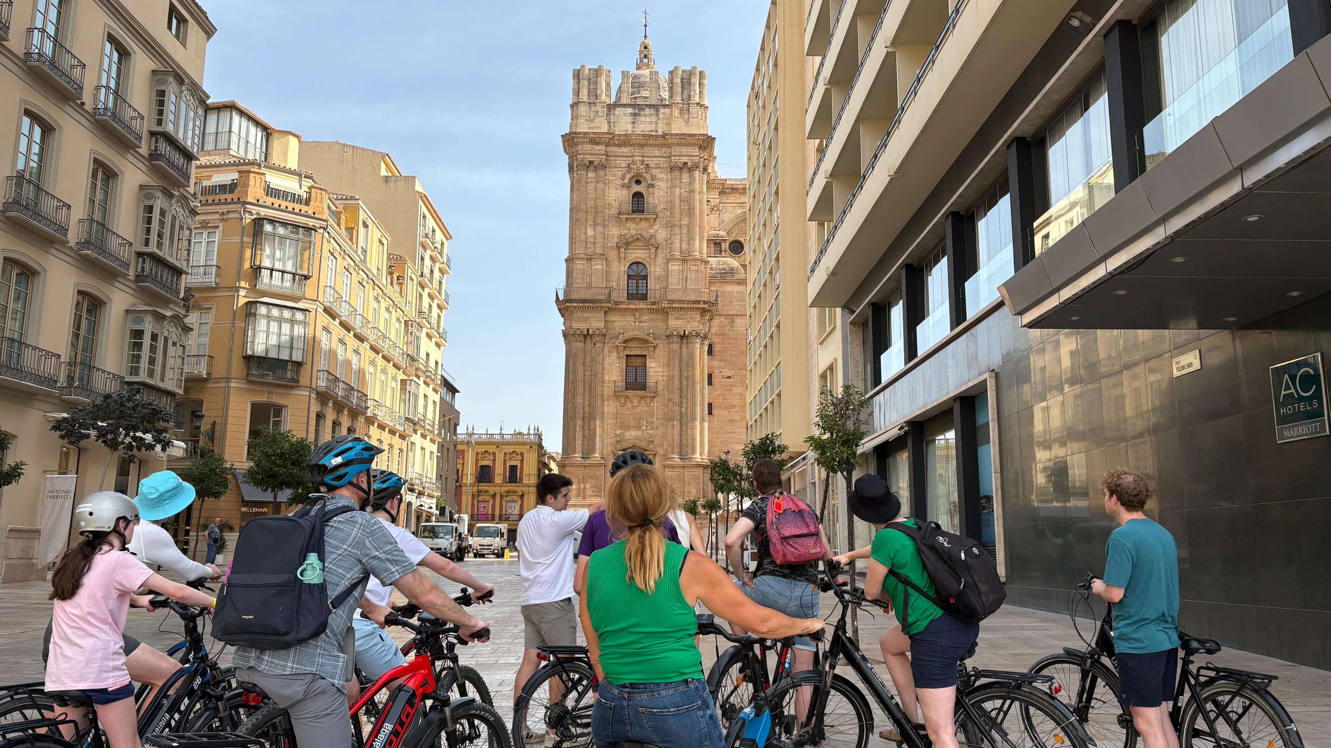 foto de bicicletas eléctricas en Malaga