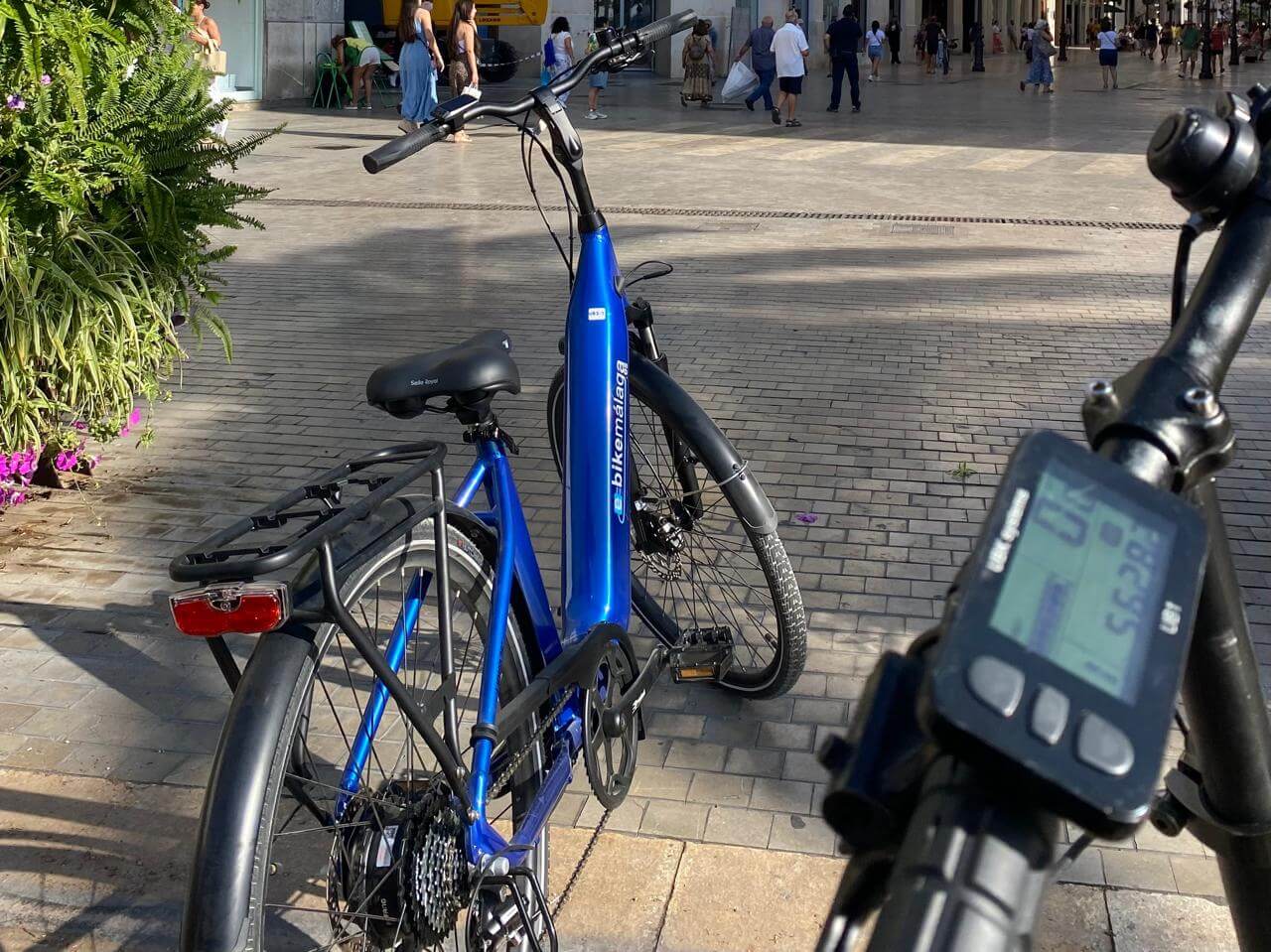 foto de bicicletas eléctricas en Malaga