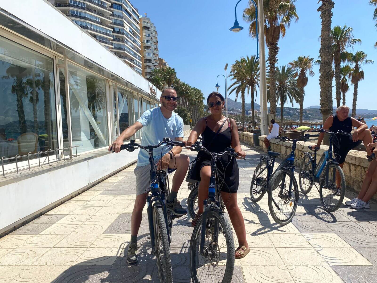 foto de bicicletas eléctricas en Malaga