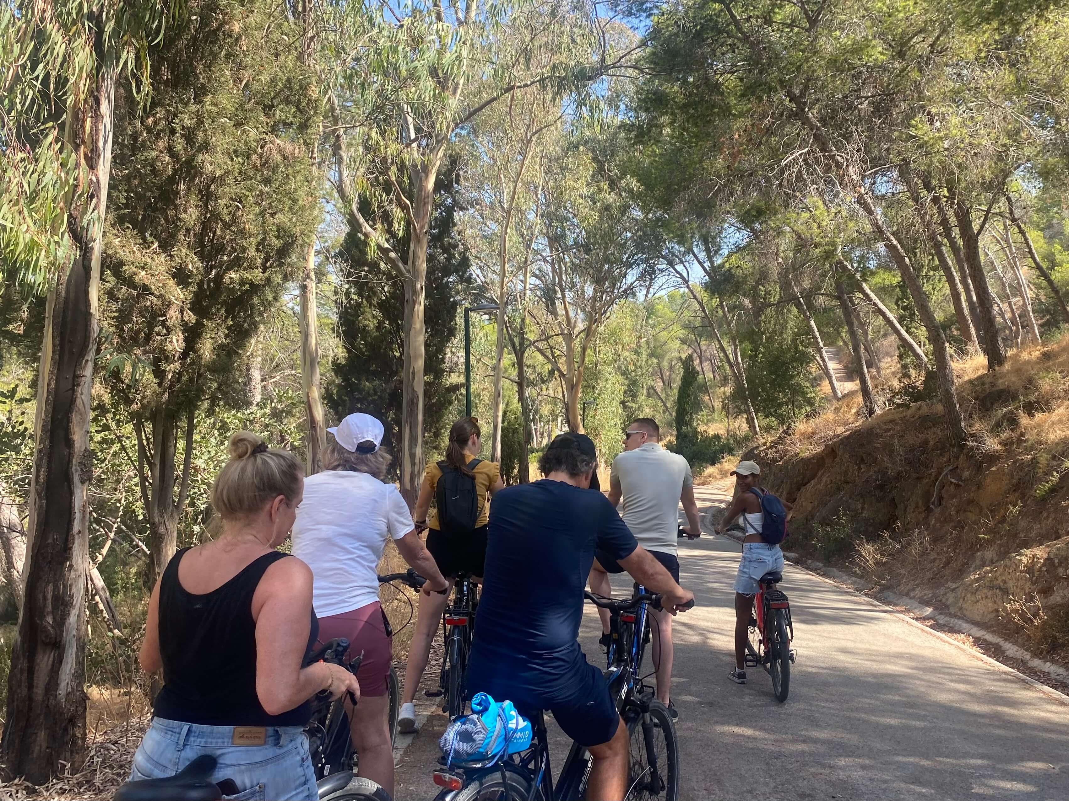 foto de bicicletas eléctricas en Malaga