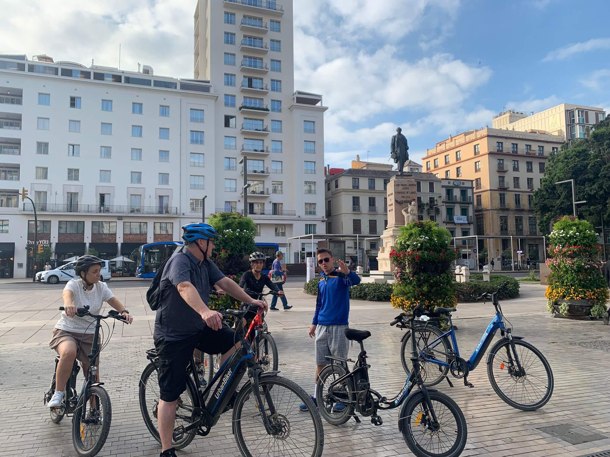 foto de bicicletas eléctricas en Malaga