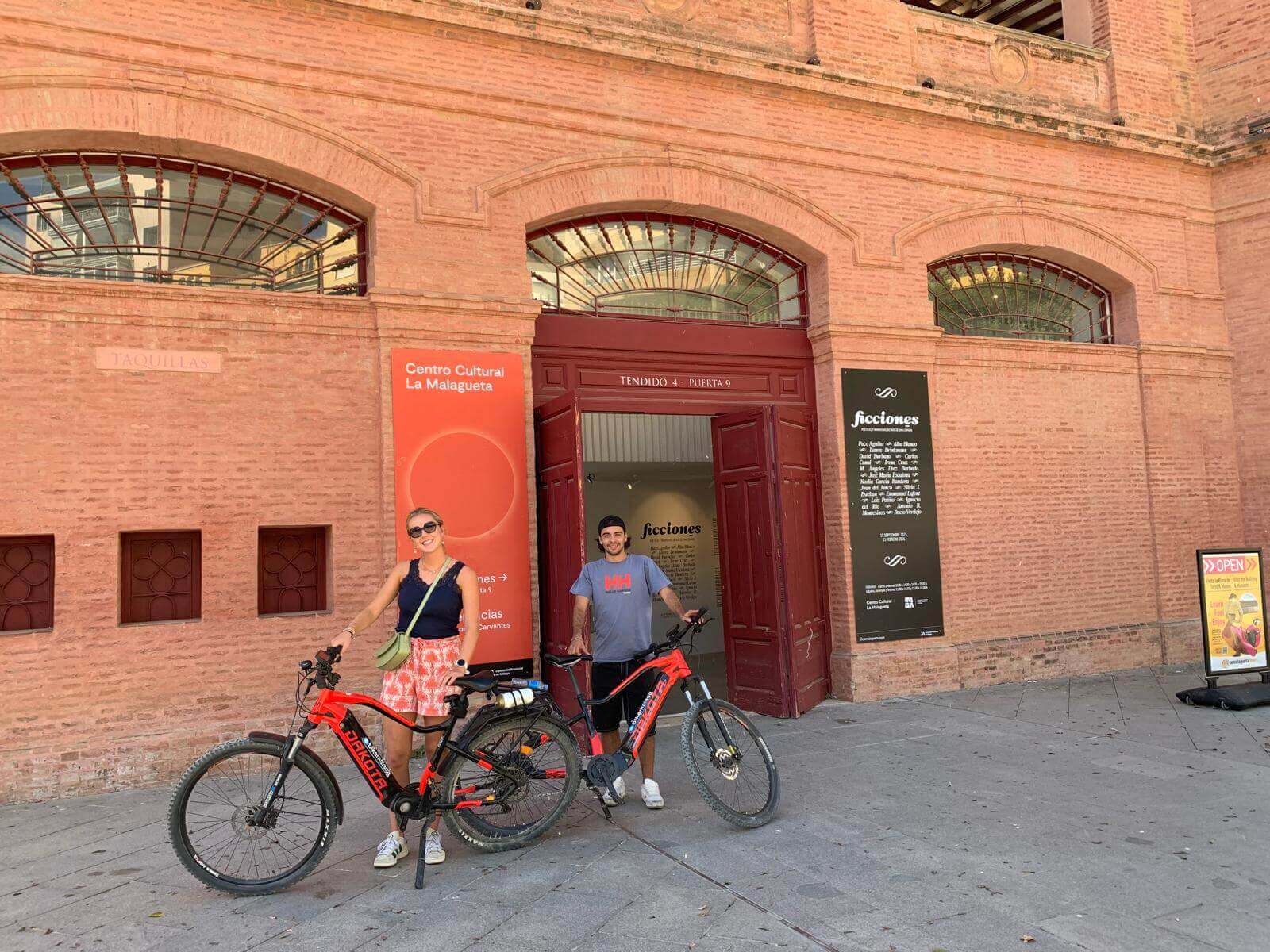 foto de bicicletas eléctricas en Malaga