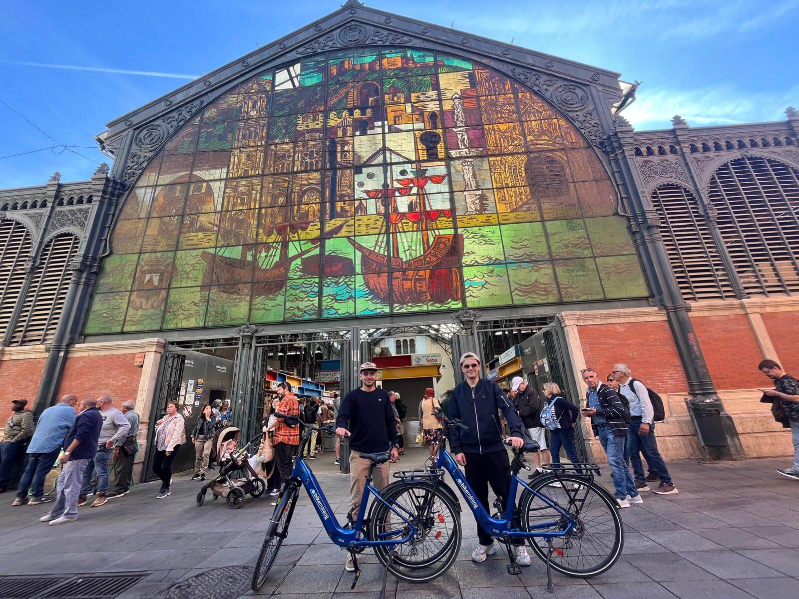 foto de bicicletas eléctricas en Malaga