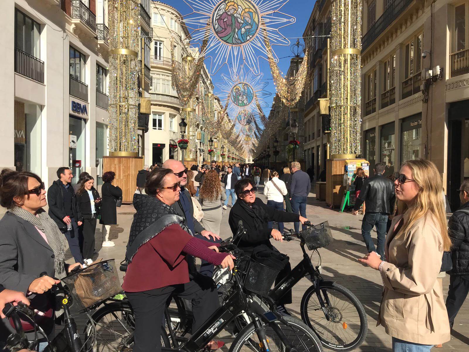 foto de bicicletas eléctricas en Malaga