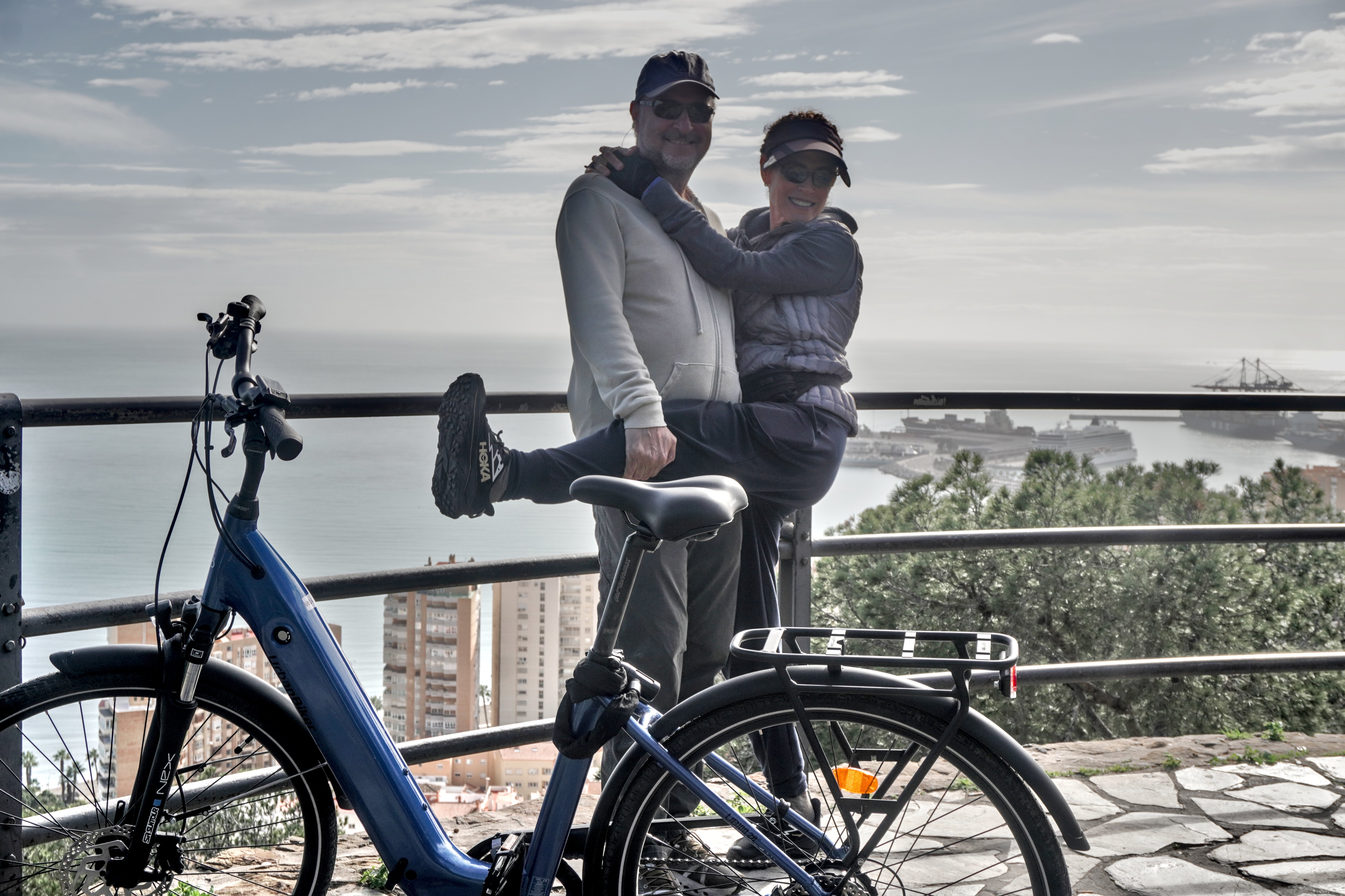 foto de bicicletas eléctricas en Malaga