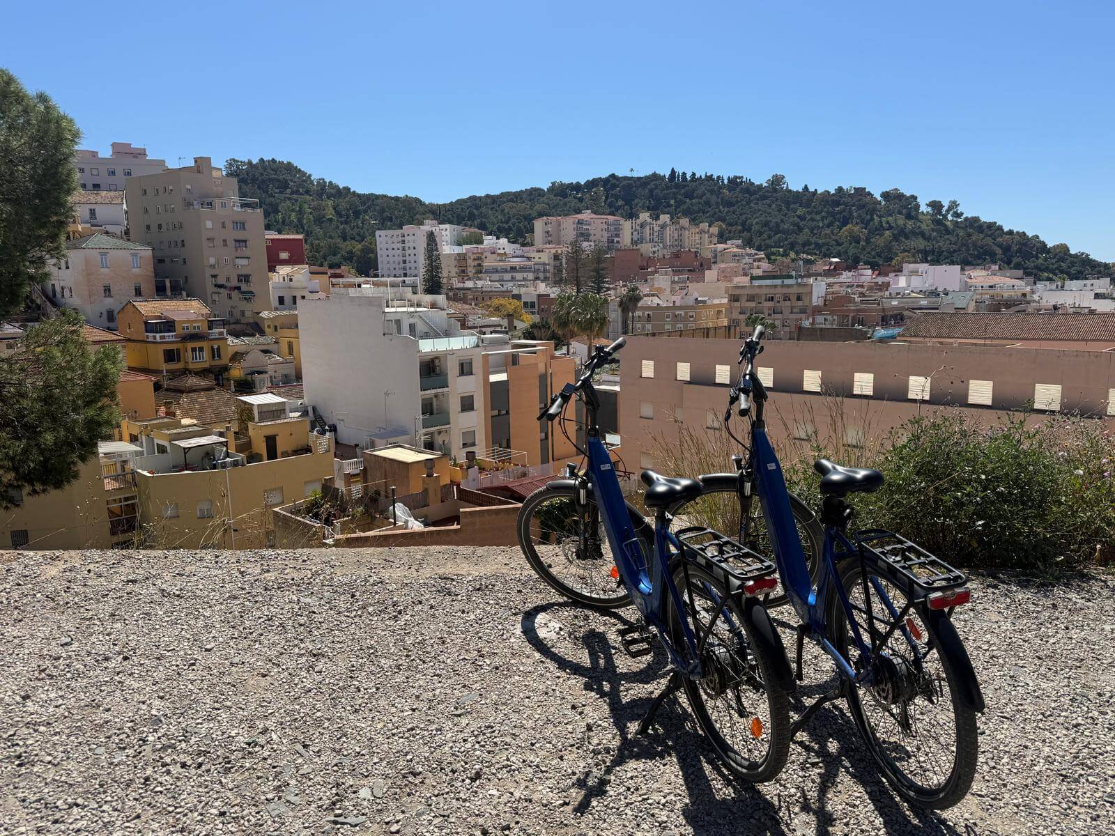 foto de bicicletas eléctricas en Malaga