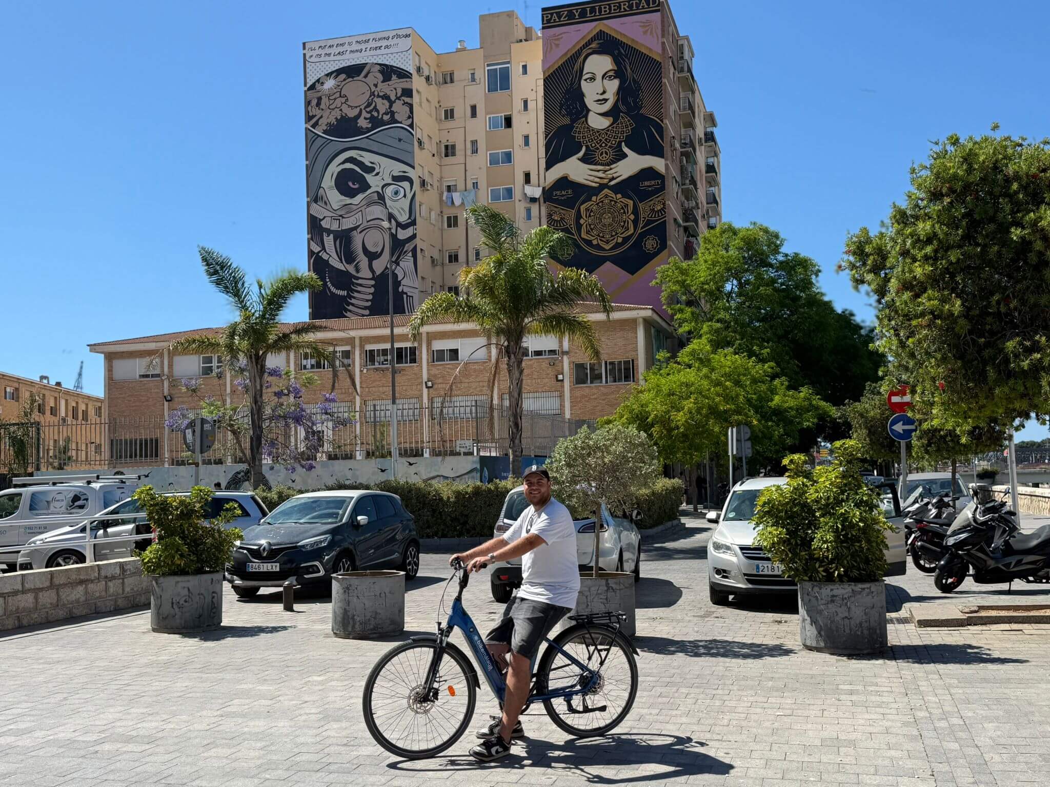 foto de bicicletas eléctricas en Malaga