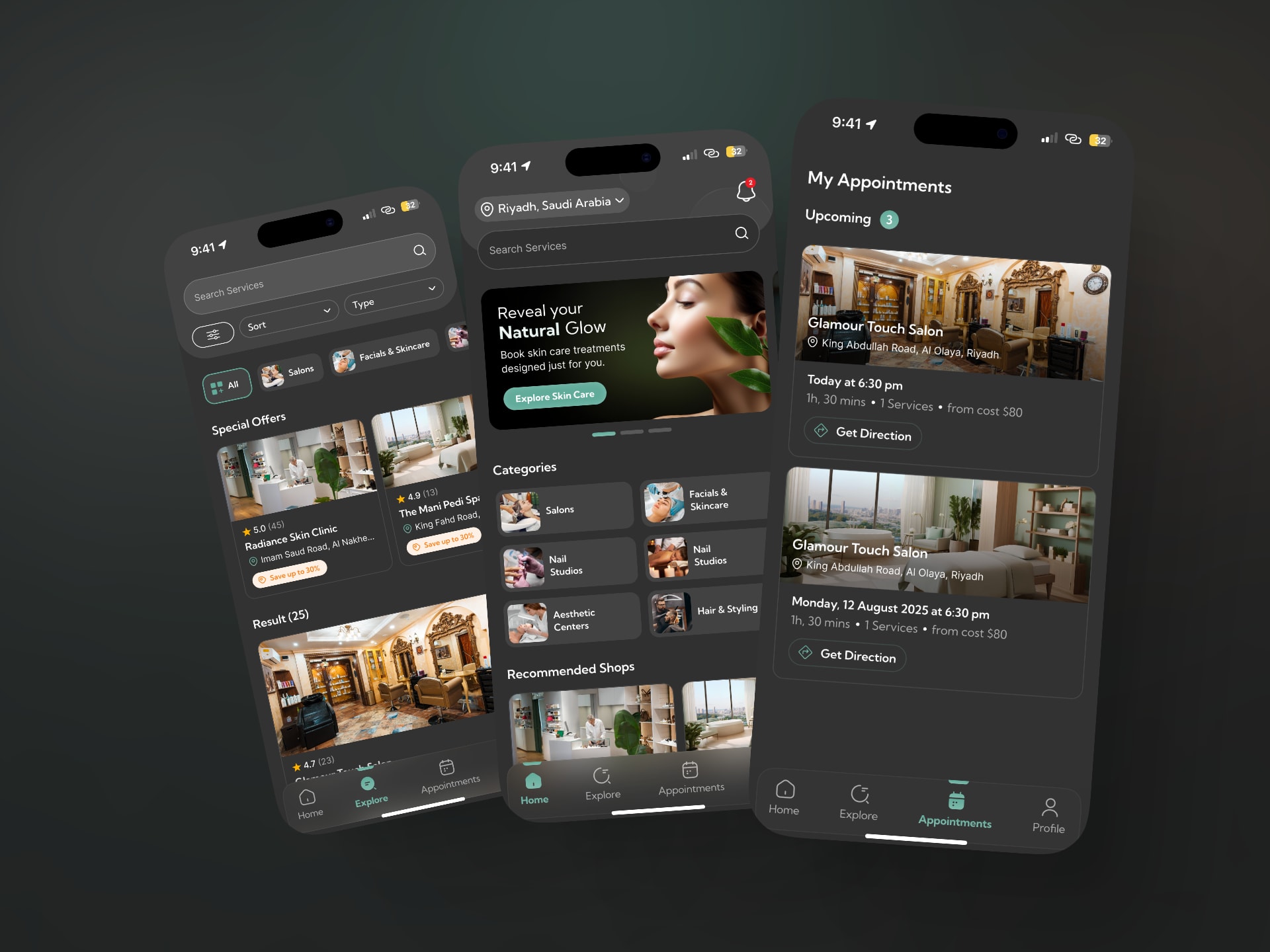 Luvia. — website design detail view
