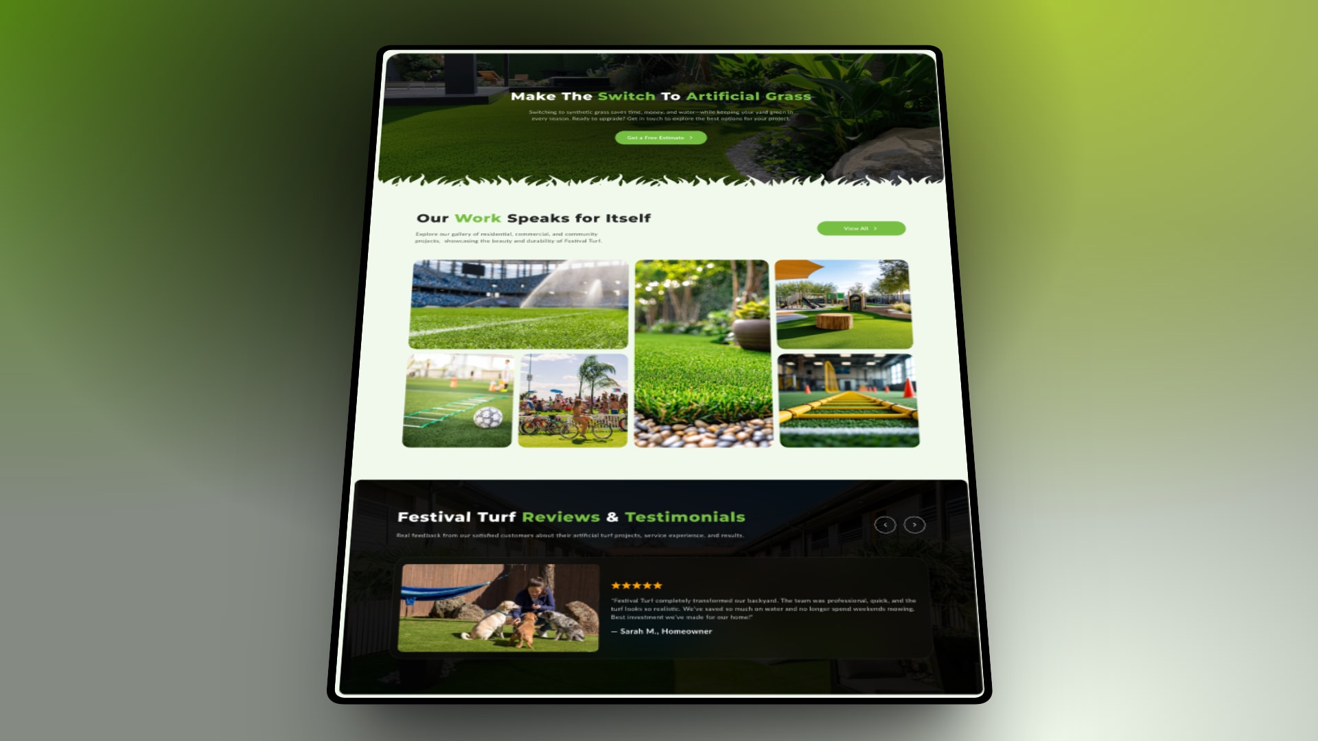 Festival Turf. — gallery image 1