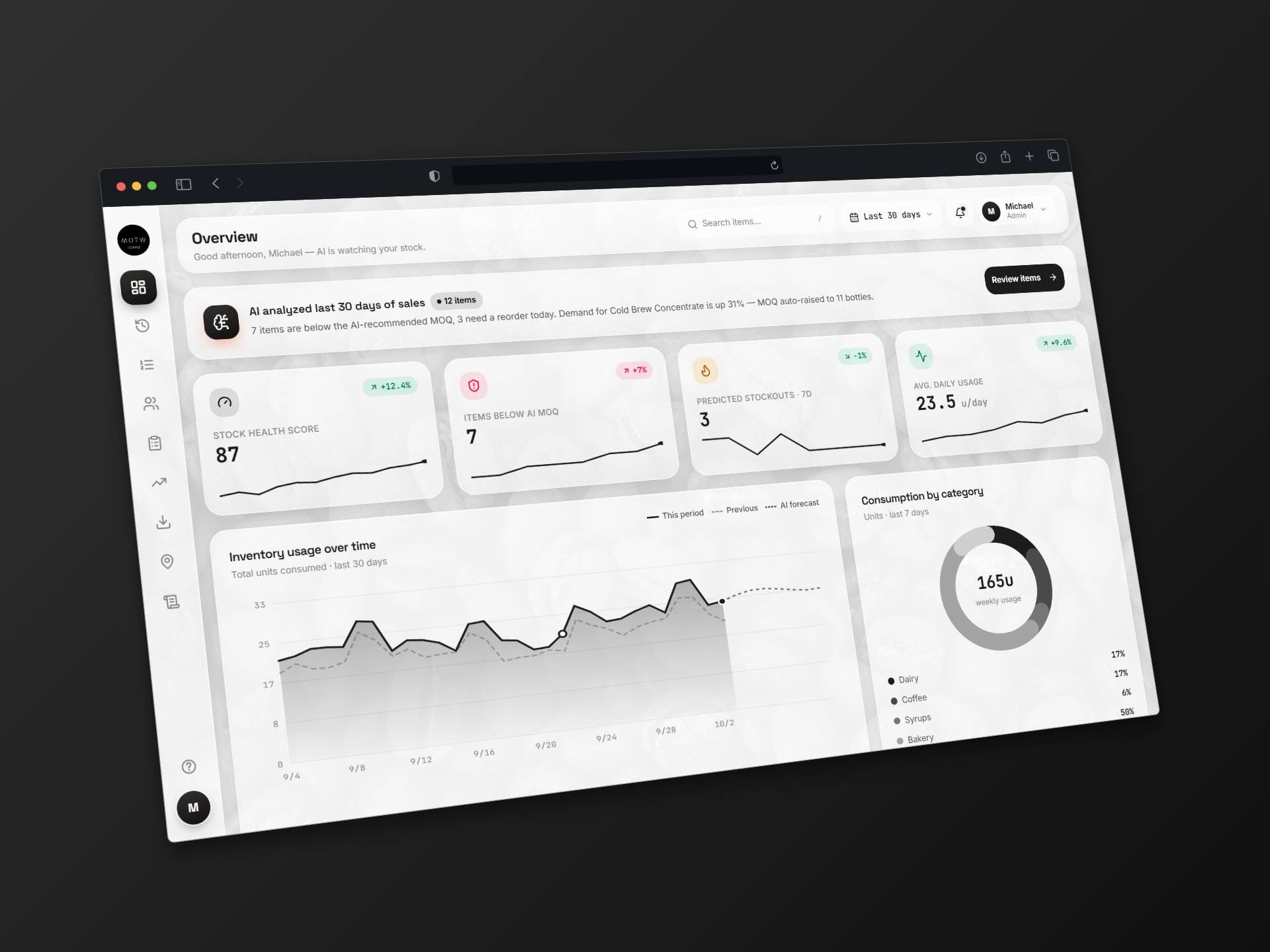MOTW. — website design