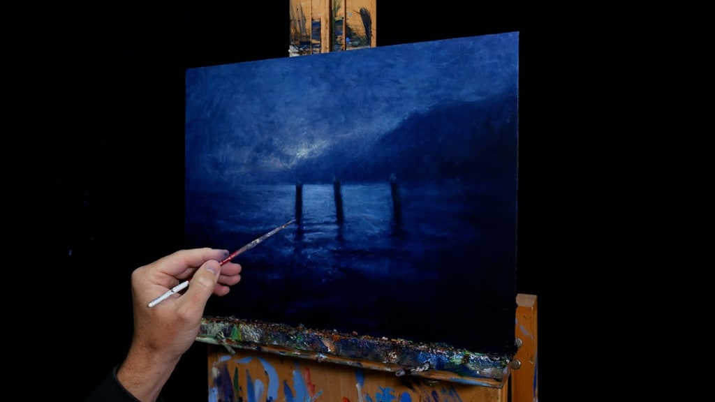 How to Create an Eerie and Atmospheric Seascape Painting