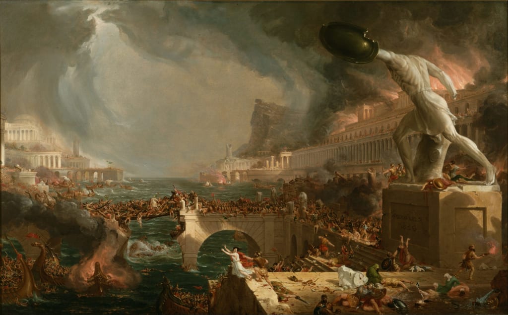 How the Fall of the Roman Empire is Captured in Art