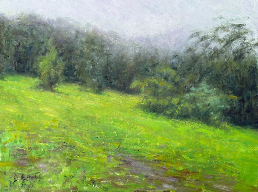 How to Capture the Essence of a Misty Green Landscape in Your Art