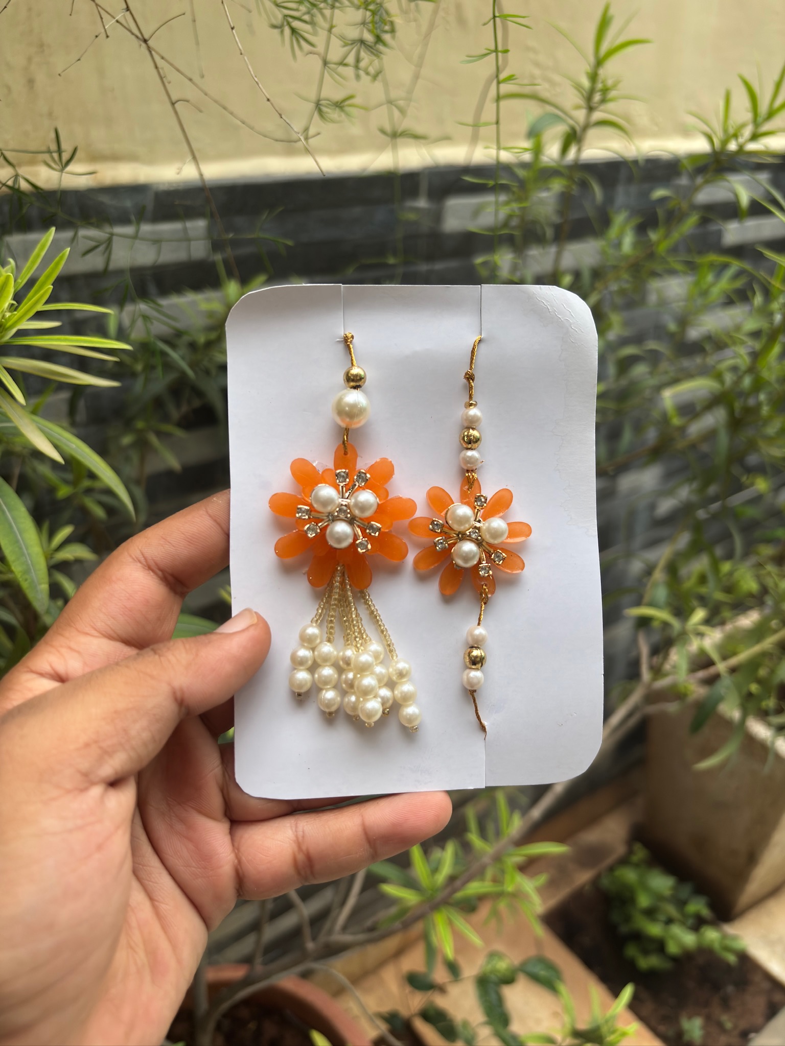 Raksha Bandhan Bhaiya Bhabhi Resin Rakhi Set DCRB004 – Handmade Personalized Rakhi for Bhaiya And Bhabhi