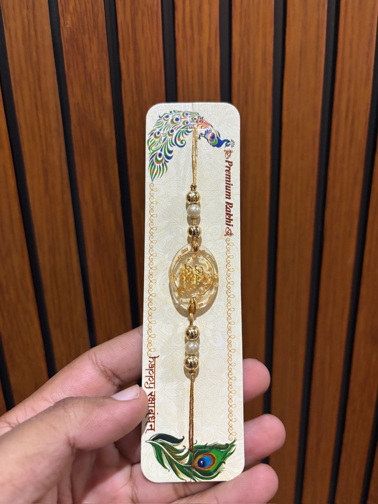 Raksha Bandhan Bhaiya Bhabhi Resin Rakhi Set DCRB001 – Handmade Personalized Rakhi for Bhaiya And Bhabhi