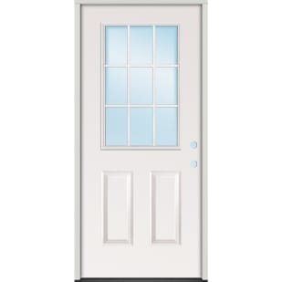 9-Lite Steel Prehung Door Unit