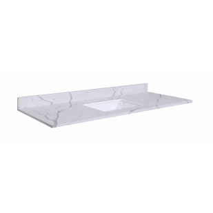 Calacatta Tree Quartz 22" x 49" Vanity Top