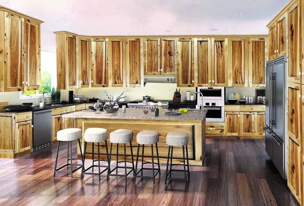 Kitchen featuring GHI Frontier Shaker cabinets
