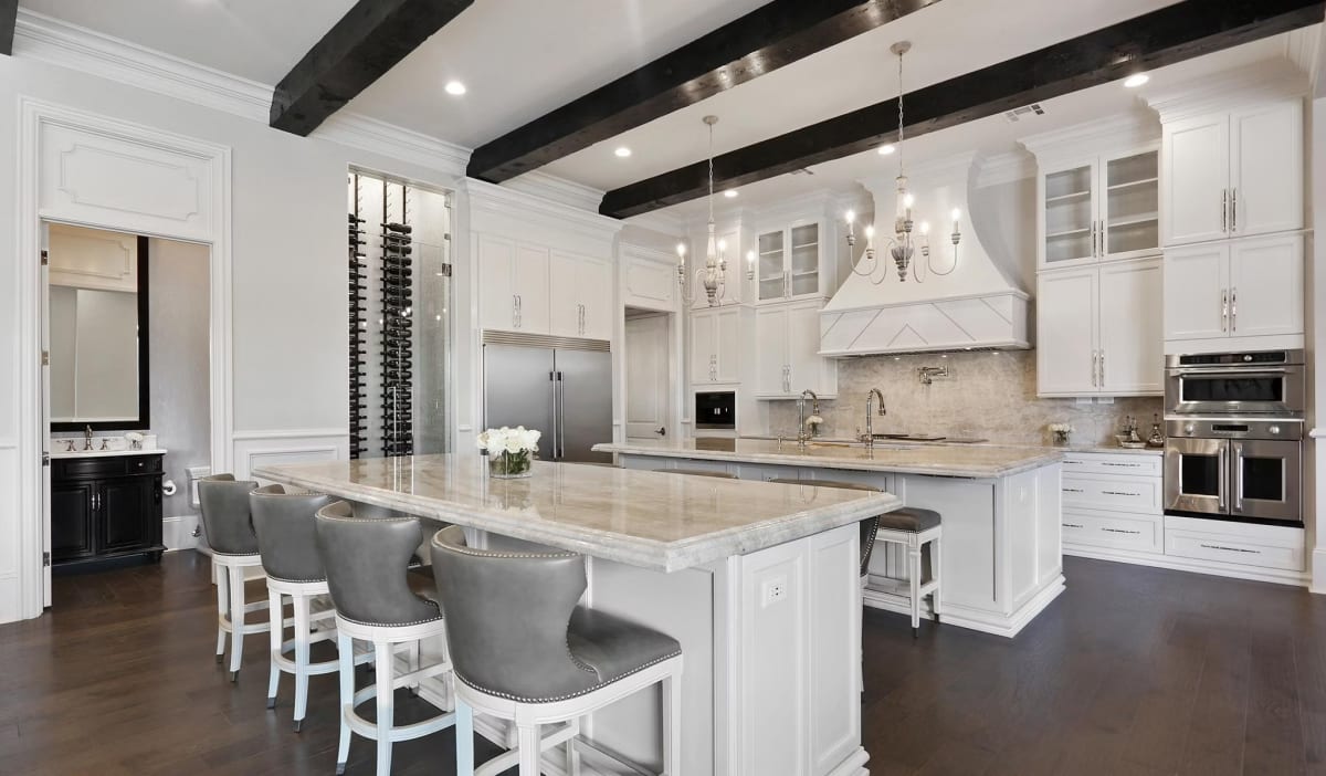 White kitchen featuring Kith Cabinets