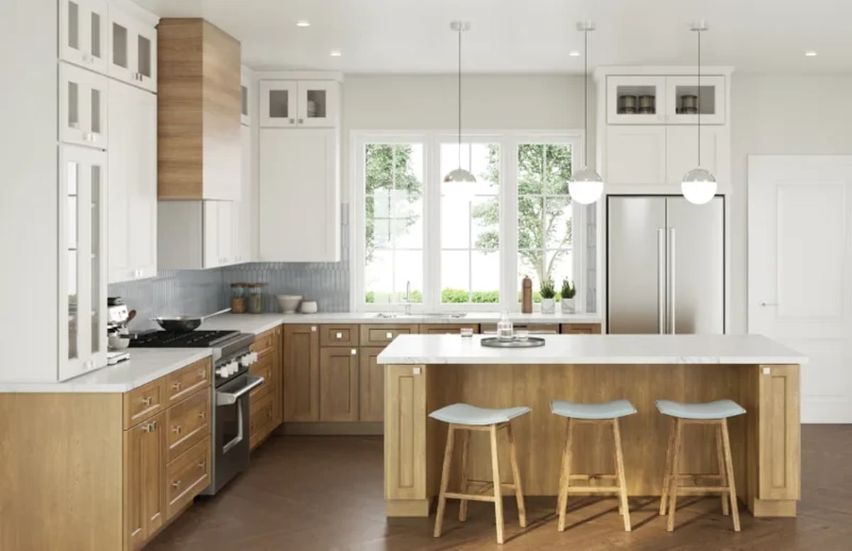 Kitchen featuring Kitchen Cabinet Distributors cabinetry
