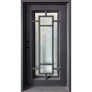 36" Carballo Wrought Iron Exterior Door-LH
