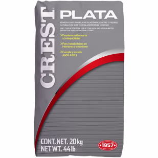 EVI Crest Plata - Non-Modified Thinset Mortar