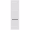 28" x 80" Solid-Core Primed 3-Panel Shaker Interior Door