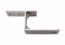 Barn Door Hardware Connector Plate - Satin Nickel