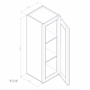 Unfinished Oak 12" x 36" Wall Cabinet-Kountry Wood