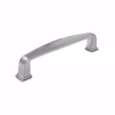 96 mm Satin Nickel Squared Foot Pull