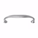 96 mm Satin Nickel Rounded Foot Pull