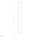 Tru-Cab Legacy Cherry Cabinet 3" x 30" Wall Filler