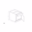 GHI Sonona Sand Shaker  21" Base Cabinet