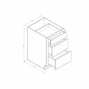 GHI Sonona Sand Shaker 21"  Drawer Base Cabinet