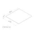 GHI Sonona Sand Shaker 24" x 84" Shelf